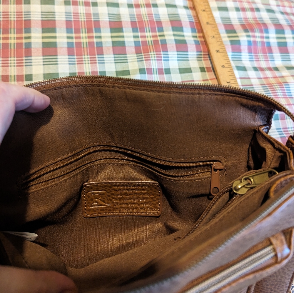 Relic brown shoulder crossbody bag purse - Picture 3 of 11
